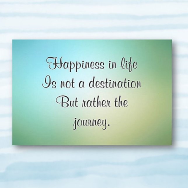 Life's Journey Quote Wall Art Poster (Creator Uploaded)