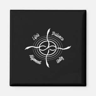 Life's Lance Alignment Unity Health And Mindfulnes Magnet