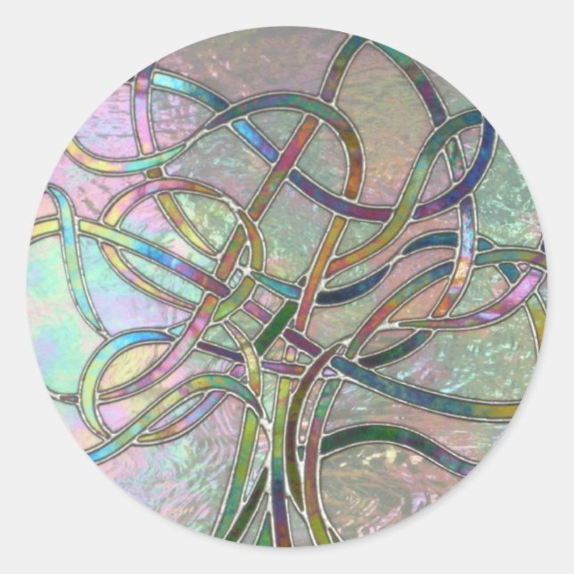 Lifes Lights (stained glass) sticker (Front)