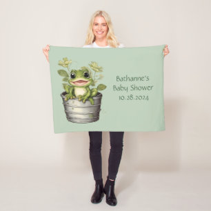 Life's Lily Pads Fleece Blanket