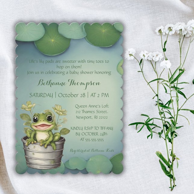 Life's Lily Pads Invitation (Creator Uploaded)