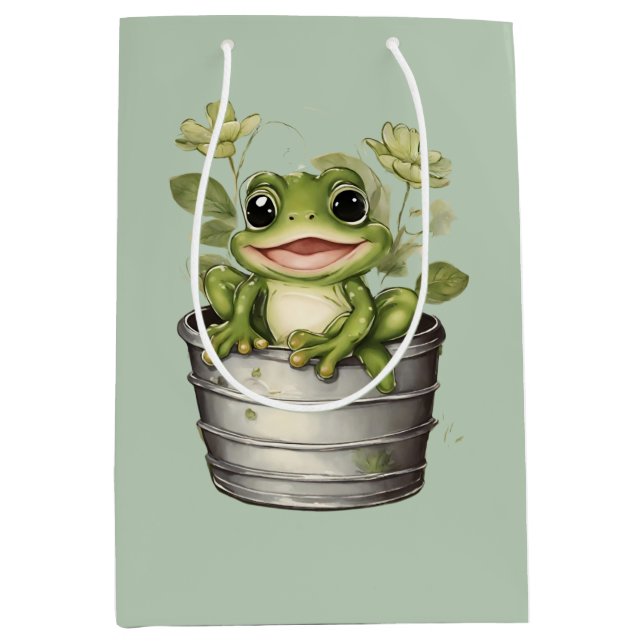 Life's Lily Pads Medium Gift Bag (Front)