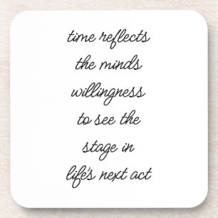 Life's Next Act Hard Plastic Coaster