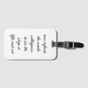Life's Next Act Luggage Tag