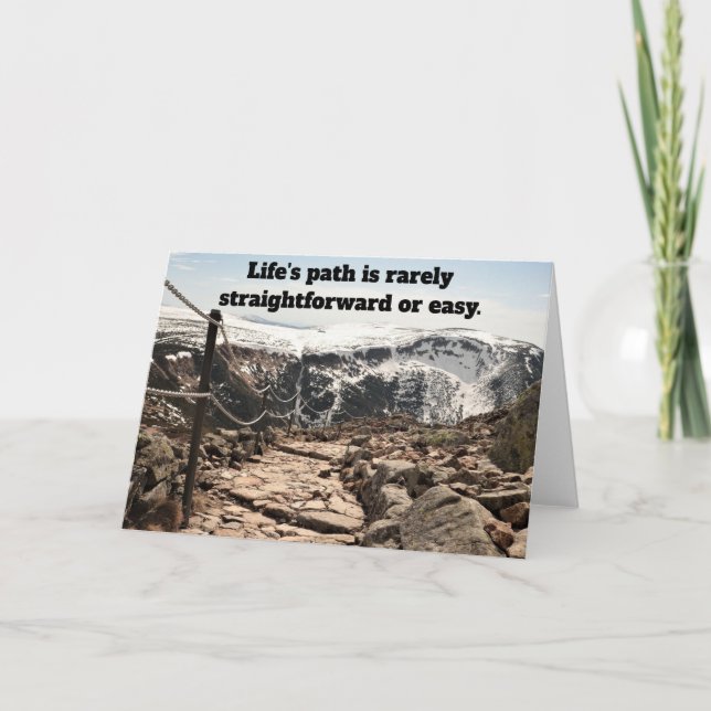 Life's path. card (Front)