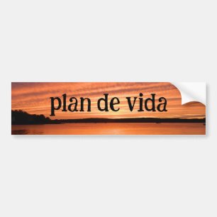 Life's purpose Follow your purpose plan de vida Bumper Sticker
