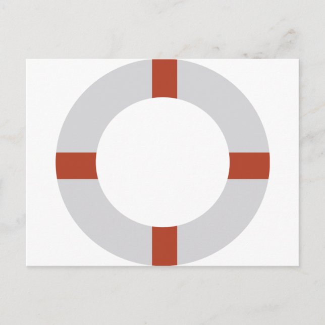 lifesaver icon postcard (Front)