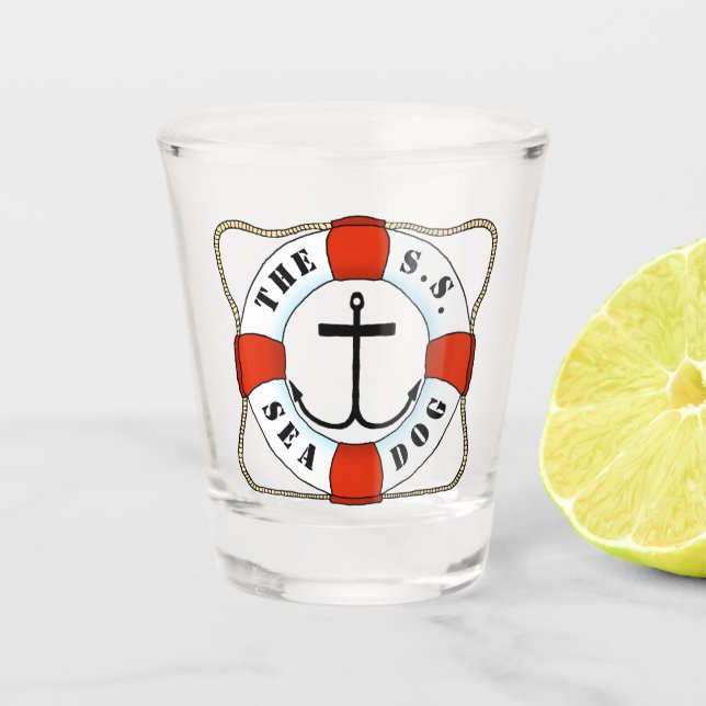 Lifesaver Shot Glass (Front)