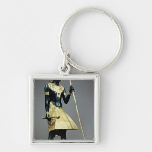 Lifesize statuette of the king key ring