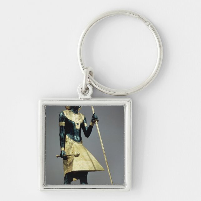 Lifesize statuette of the king key ring (Front)