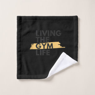 Lifestyle Apparel Living Gym Life Wash Cloth