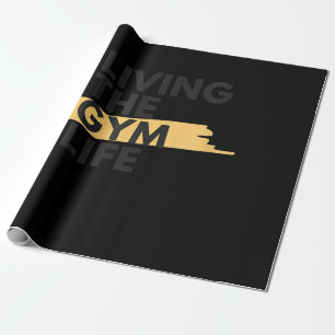 Lifestyle Apparel Living Gym Life Wrapping Paper