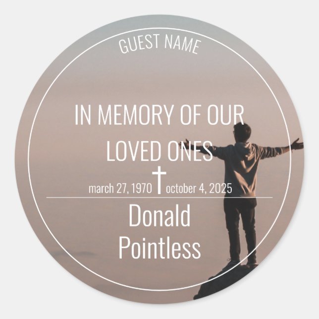 Lifeworks 002 classic round sticker (Front)