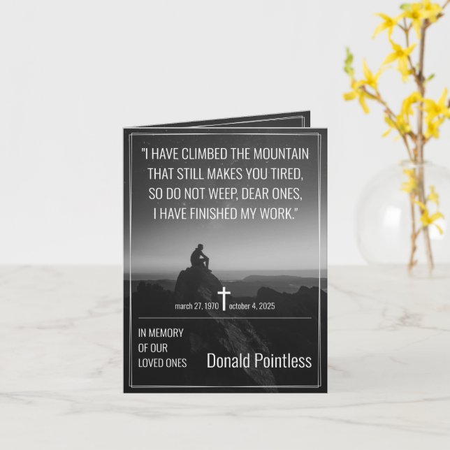 Lifeworks Card (Yellow Flower)