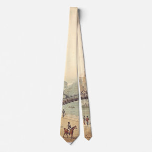 Liffey Bridge in Dublin by Samuel Frederick Brocas Tie