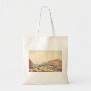 Liffey Bridge in Dublin by Samuel Frederick Brocas Tote Bag