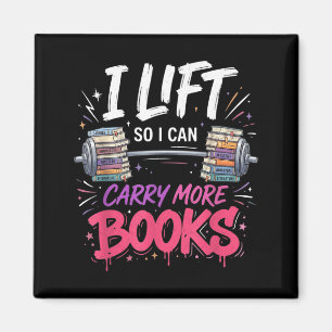 Lift can carry more books reading lovers reader magnet