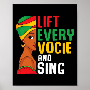 Lift Every Voice And Sing Black History Month Poster