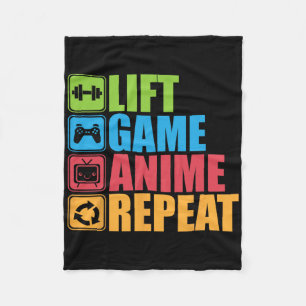 Lift , Game , Anime , Fleece Blanket