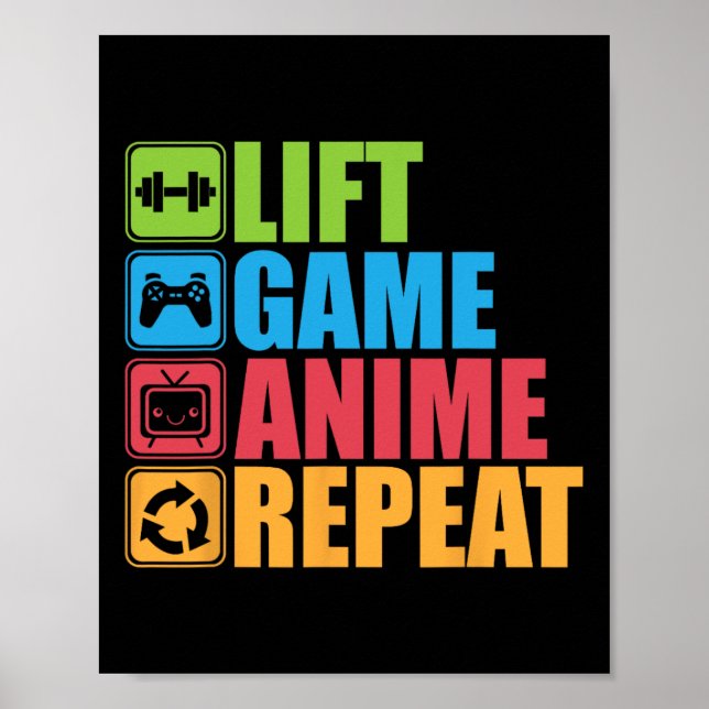 Lift , Game , Anime ,  Poster (Front)