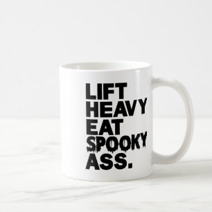 Lift Heavy Eat Spooky Funny Halloween Adult Workou Coffee Mug