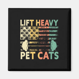 Lift Heavy Pet Cats Weightlifting Cat Owner Weight Magnet