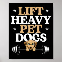 Lift Heavy Pet Dogs Bodybuilding Weight Training G