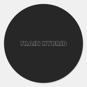 Lift Heavy Run Far Hybrid Sport Fitness Running Bo Classic Round Sticker