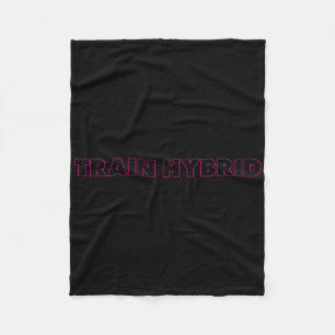 Lift Heavy Run Far Hybrid Sport Fitness Running Bo Fleece Blanket