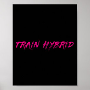 Lift Heavy Run Far Hybrid Sport Fitness Running Bo Poster
