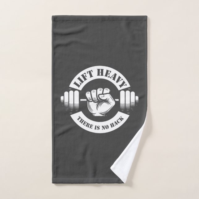 Lift Heavy There Is No Hack Hand Towel (Hand Towel)
