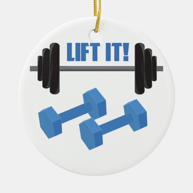 Lift It! Ceramic Tree Decoration (Front)