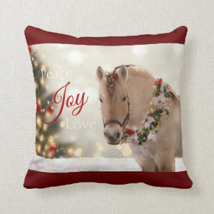 Lift Me Up! 2020 Holiday Throw Pillow - Delfinia