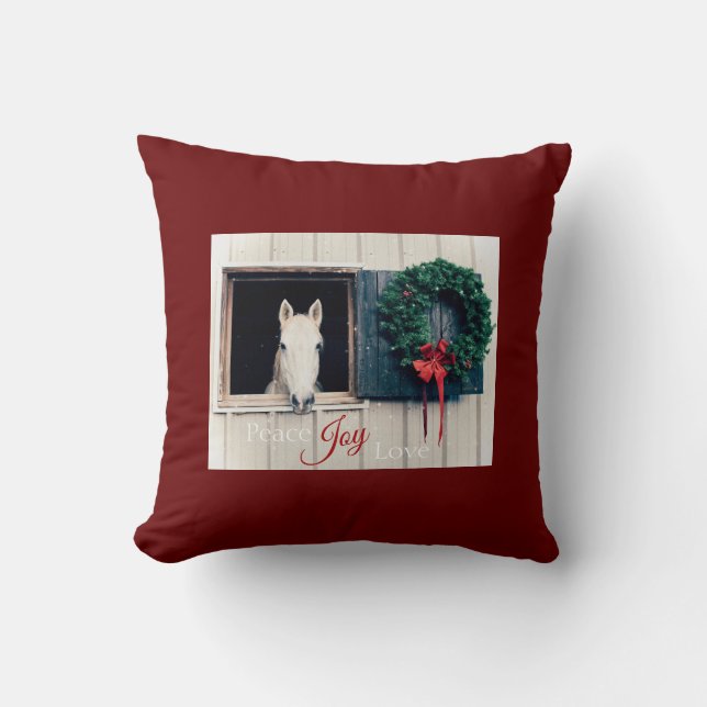 Lift Me Up! 2020 Holiday Throw Pillow - Jewel (Front)