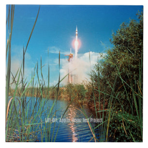 Lift Off-Apollo, Soyur Test Project, Ceramic Tile