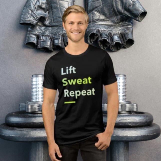 Lift. Sweat. Repeat. Tri-Blend Shirt (Creator Uploaded)
