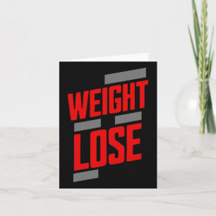 Lift The Weight Or Lose The Gains Vintage Retro Bo Card