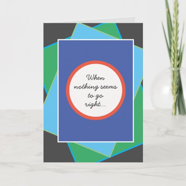 Lift their spirits! Encouragment  card (Front)