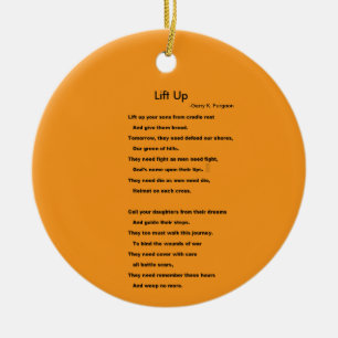 LIFT UP CERAMIC ORNAMENT