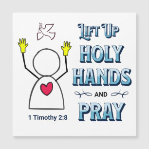 LIFT  UP HOLY HANDS CARD WITH ENVELOPE