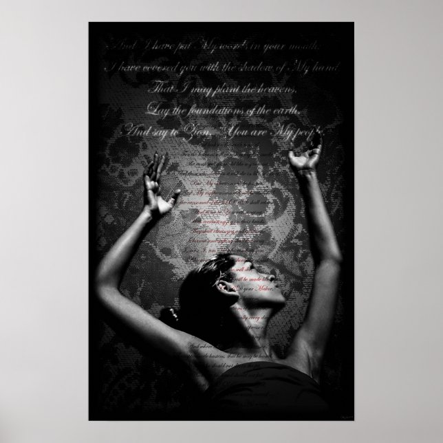 Lift Up Holy Hands Poster (Front)