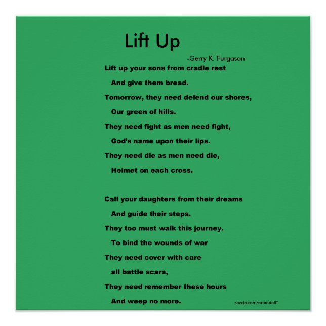 LIFT UP  POSTER (Front)