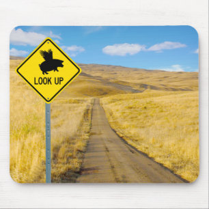 Lift Up Your Eyes For Pigs May Fly Mouse Pad