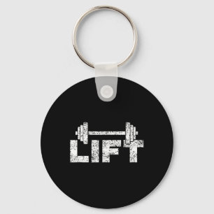 Lift Workout Lifting Weightlifting Gym  Key Ring