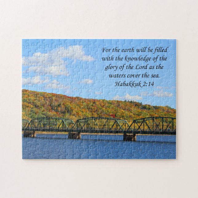 Liftbridge in the Fall Jigsaw Puzzle (Horizontal)