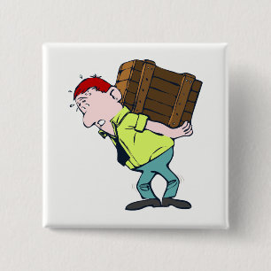 Lifting 15 Cm Square Badge