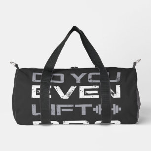 lifting bro Bro Funny Gym Typography Duffle Bag