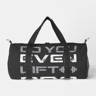 lifting bro Bro Funny Gym Typography Duffle Bag
