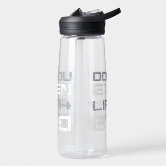 lifting bro Funny Gym Typography Water Bottle