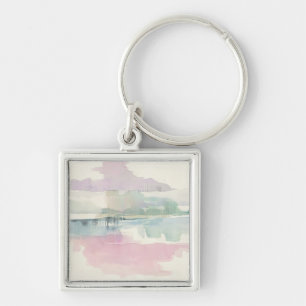 Lifting Fog In Soft Pastels Key Ring